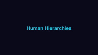 Human Hierarchies
6
 