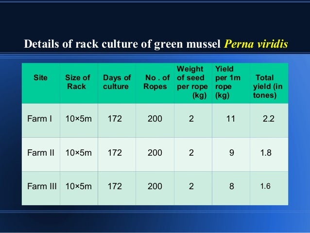 mussel farming in kerala