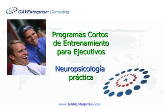 Programas Cortos  de Entrenamiento para Ejecutivos Neuropsicología   práctica 
