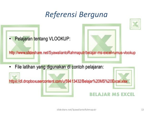 Belajar MS Excel - Rumus Sumif (penjumlahan pintar 