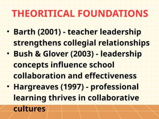 Building Cohesiveness in Schools: Enhancing Collaboration and ...