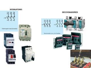 INTERRUPTORES
SECCIONADORES

 