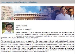 Sumit Goswami, CEO of KeyPoint Technologies