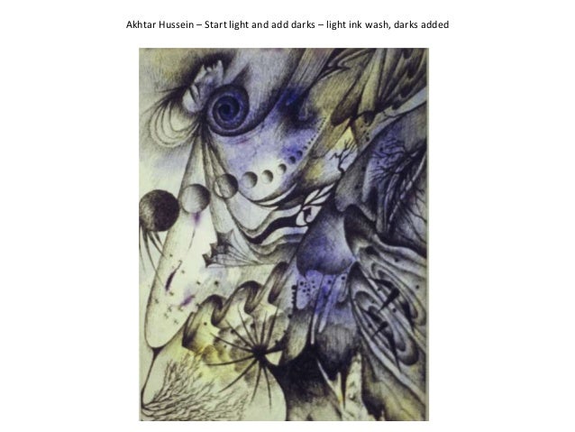 EXPERIMENTAL DRAWING - INK WASH