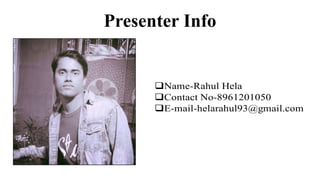 Presenter Info
 