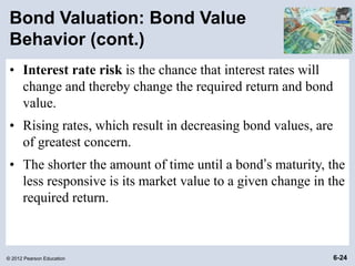 summarized chapter-6-interest-rates-and-bond-valuation.ppt