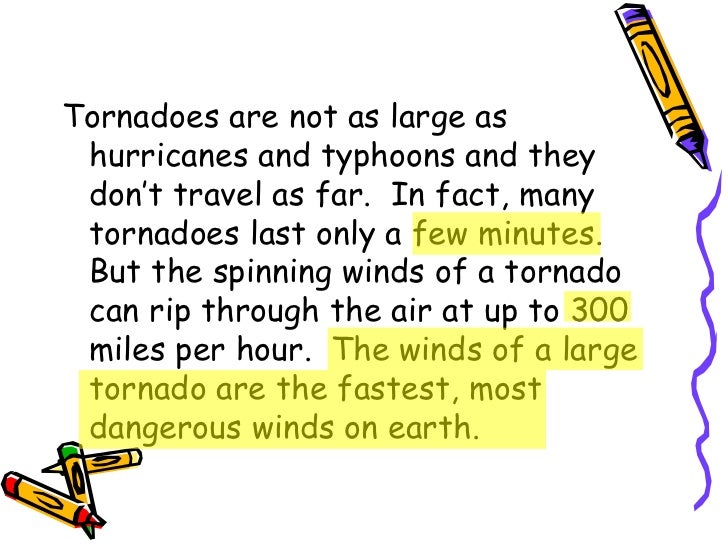 essay on tornadoes