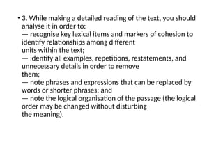 Restatement Note Example SUMMARIZING the thesis and research.pptx