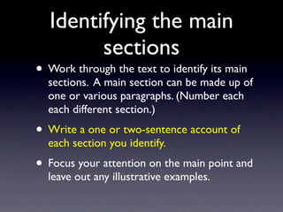 Summarizing A Scientific Text | KEY