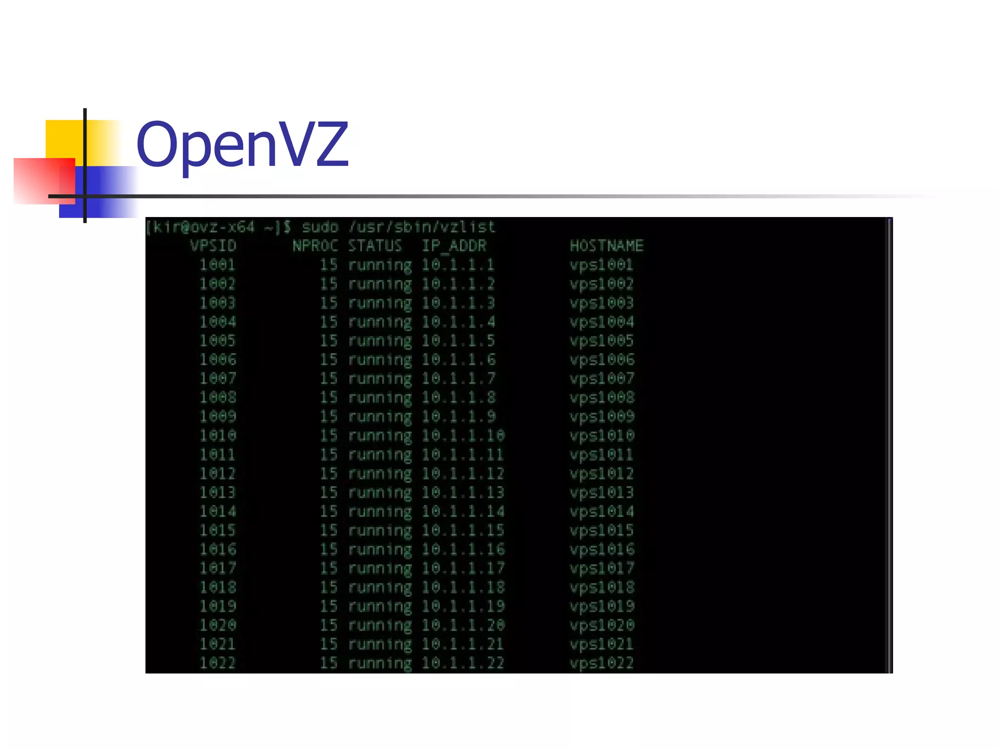 OpenVZ
 