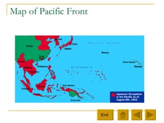 Map of Pacific Front End  