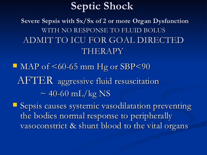 Summary sirssepsis