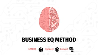 BUSINESS EQ METHOD
Emote Connect Convert
 