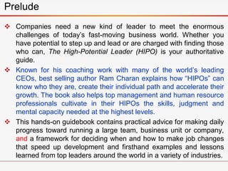  Companies need a new kind of leader to meet the enormous
challenges of today’s fast-moving business world. Whether you
h...