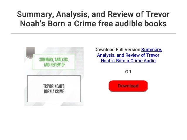 Born A Crime Audio Cd Audio Cd By Trevor Noah 9781531865030 Booktopia