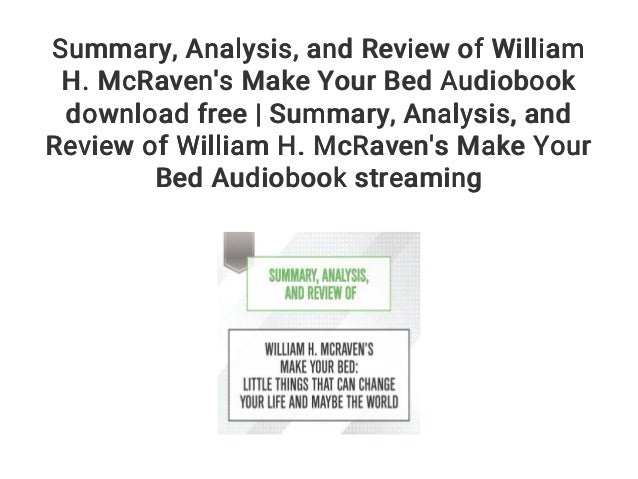 Make Your Bed by William H. McRaven