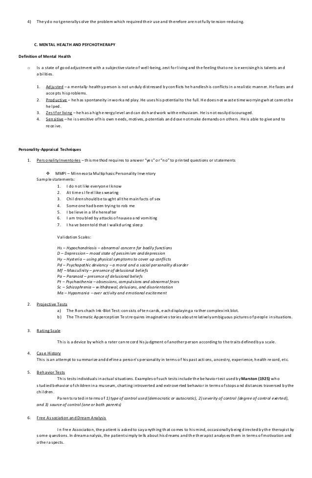 personality development and mental health psychology 1 mental health charting terms