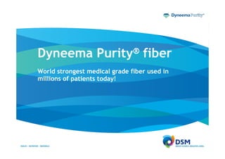 World's strongest medical grade fiber helps millions of patients