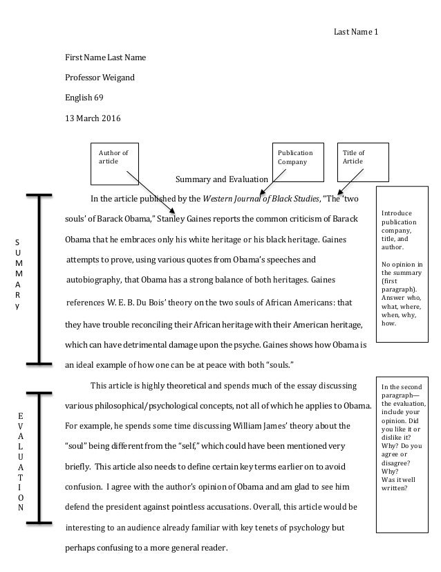 How to Write an Evaluation Essay (in 7 Steps) article evaluation template