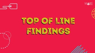 TOP OF LINE
FINDINGS
TOP OF LINE
FINDINGS
Research Specialist
 