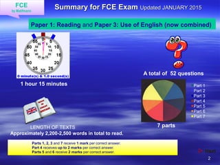 FCE - Information | PPT