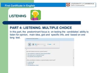 Summary FCE exam | PPT