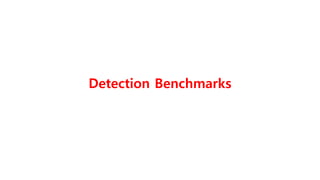 Detection Benchmarks
 