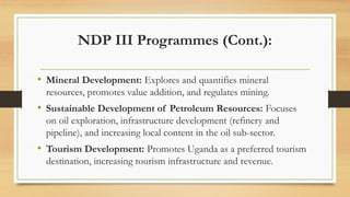 Comprehensive Overview of Uganda's Third National Development Plan (NDP ...