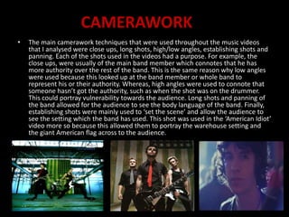 Summary of music video analysis' | PPTX