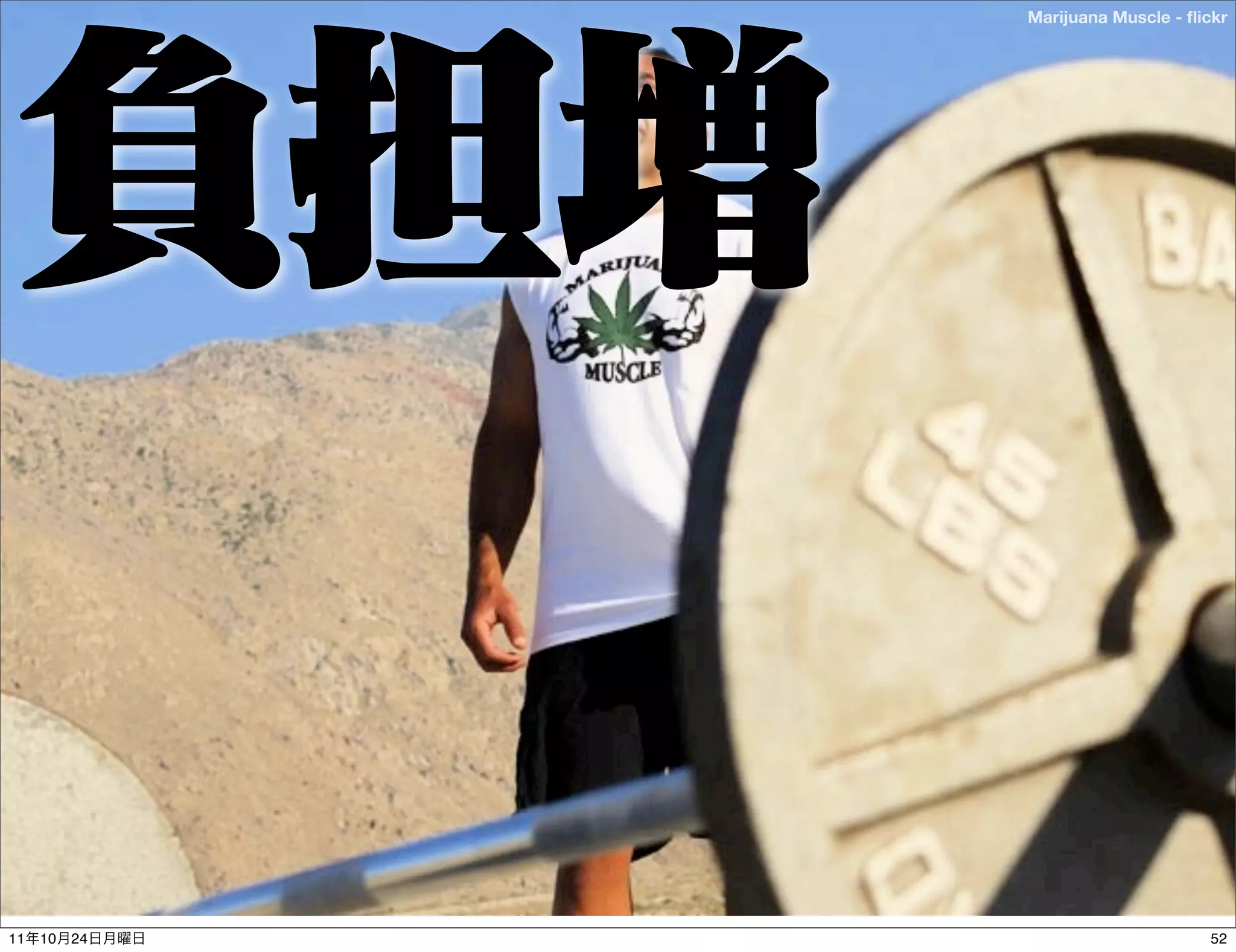 Marijuana Muscle - ﬂickr




11   10   24                        52
 