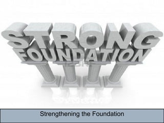 Strengthening the Foundation
 