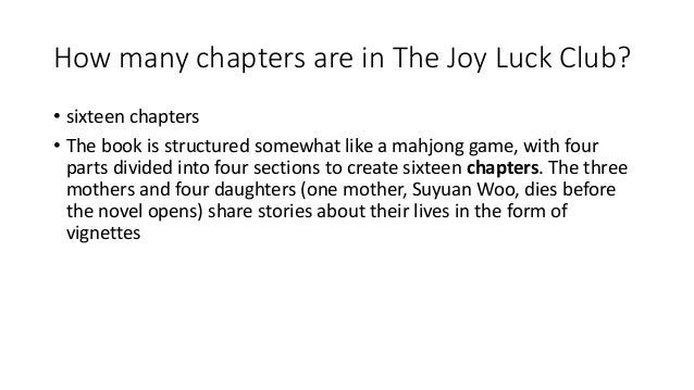 The Joy Luck ClubComprehension Questions