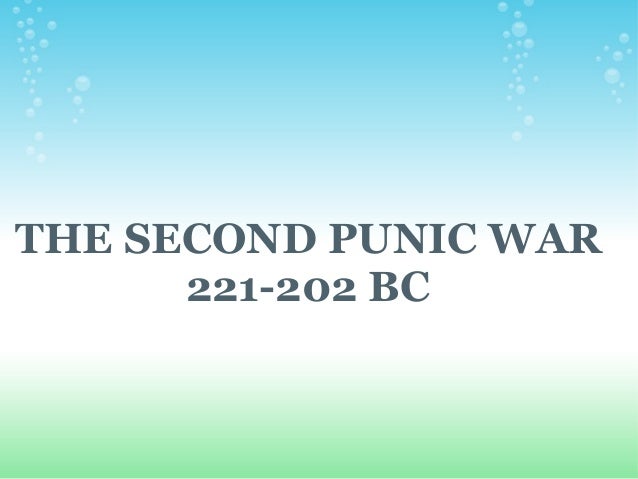 Unit Five - Summary of the Punic Wars