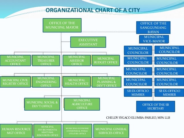 Sangguniang Bayan Organizational Chart