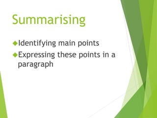 Summary skills | PPTX