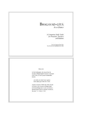Summary study of bhagavad gita with dasamula