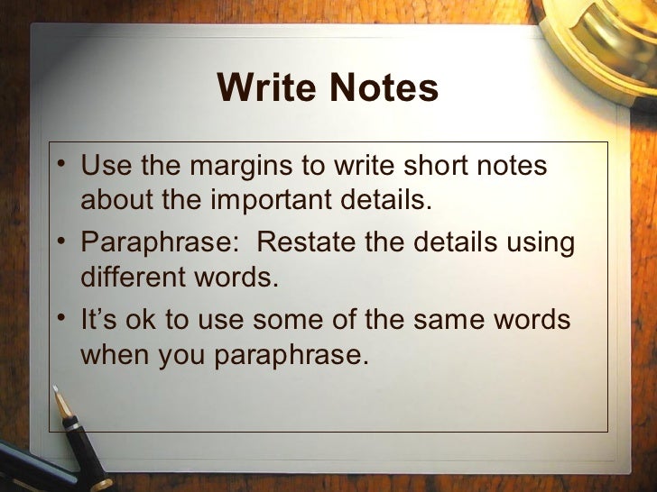 Writing overview