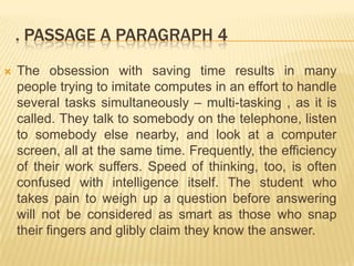 Confusing Paragraph Summary writing o level | PPTX