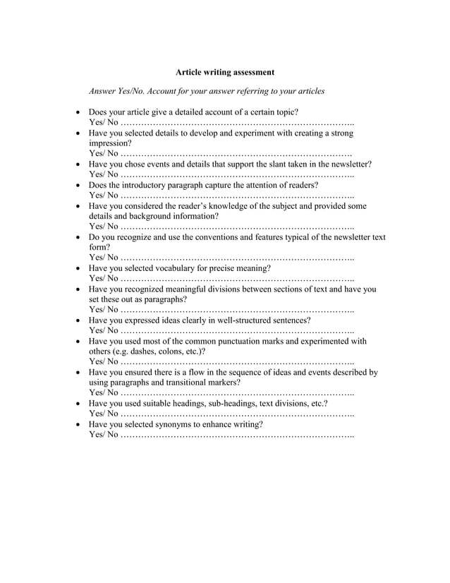 Summative assessment an example | PDF