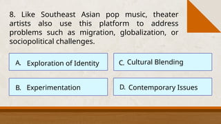 Summative TesT IN MUSIC AND ARTS GRADE SEVEN 2024-2025 | PPTX
