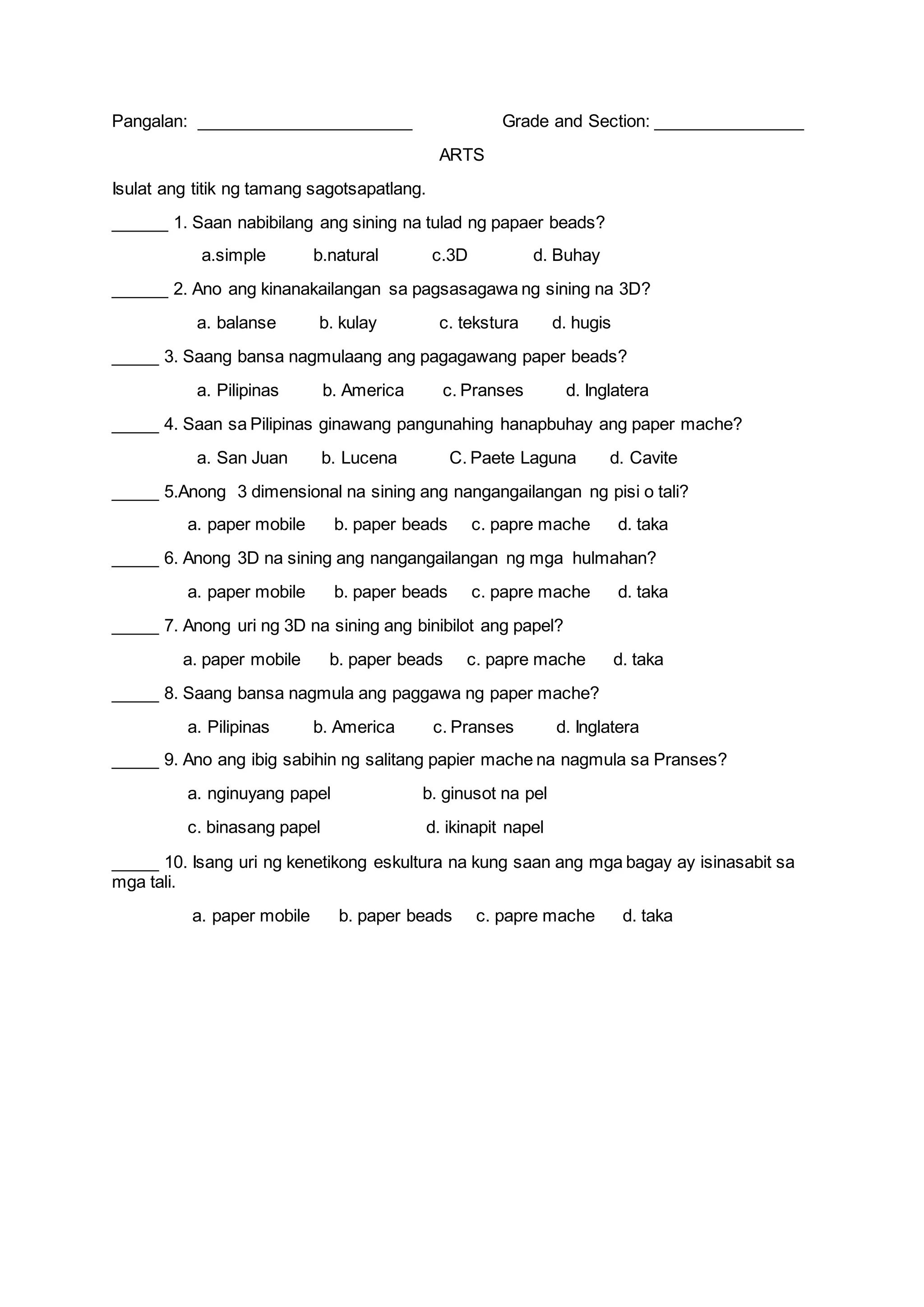 Summative Test in MAPEH.docx