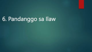 6. Pandanggo sa Ilaw
 
