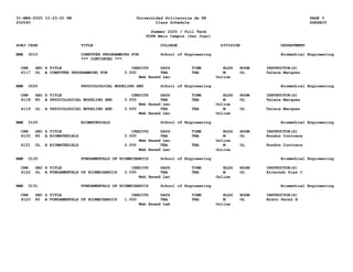 SUMMER-Courses-1.pdf Universidad Politecnica | PDF