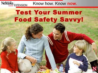 Test Your Summer Food Safety Savvy! 