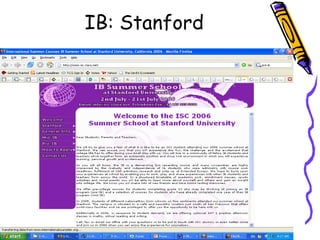 IB: Stanford 