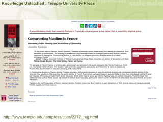 Knowledge Unlatched : Temple University Press
http://www.temple.edu/tempress/titles/2272_reg.html
 