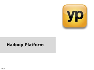 Hadoop Platform




Page 23
 
