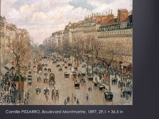 Camille PISSARRO, Boulevard Montmartre, 1897, 29.1 × 36.5 in
 