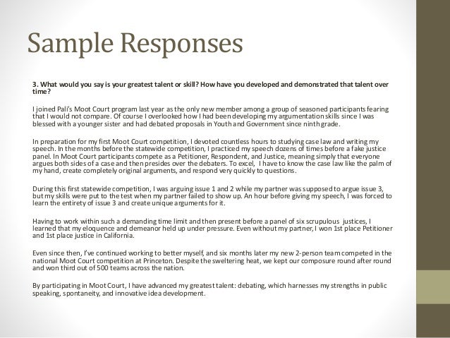 College admissions essay workshop