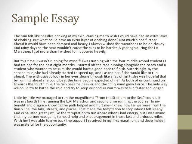 College essay examples pdf image
